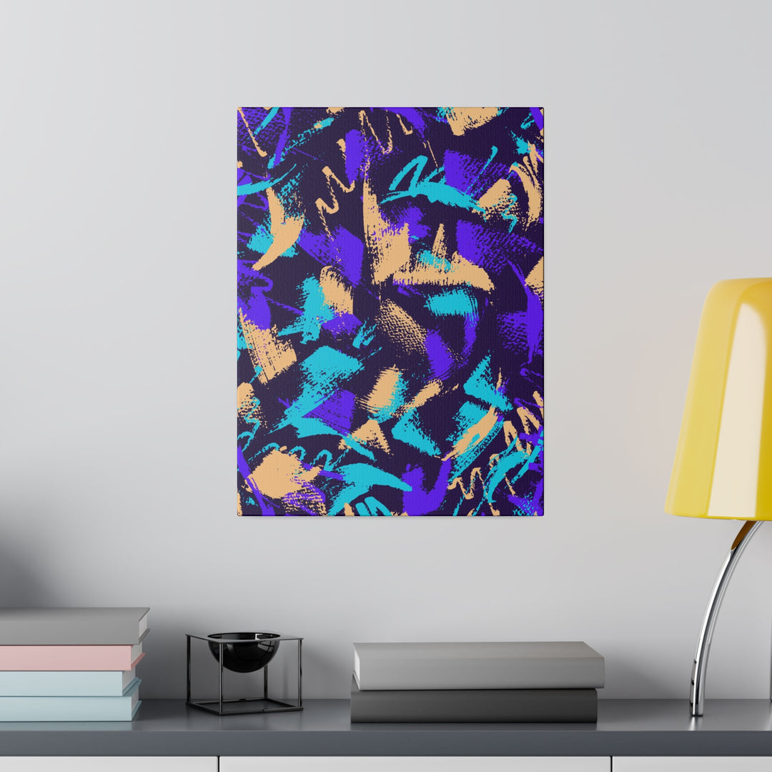 Color Burst Matte Canvas