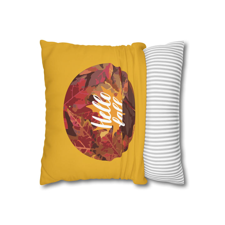 Hello Fall Leaves Pillowcase