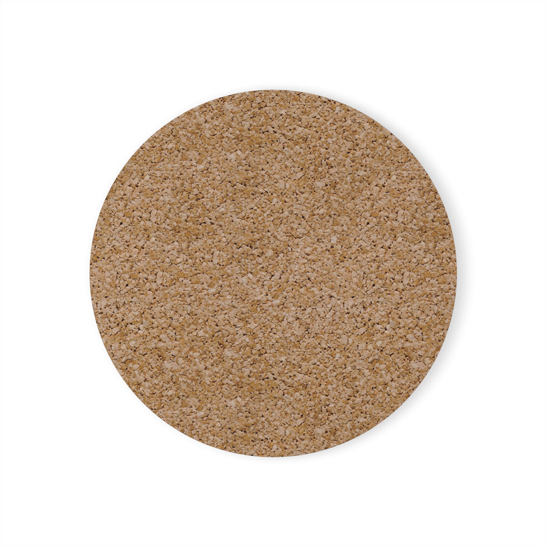 Cork Back Coaster - Green