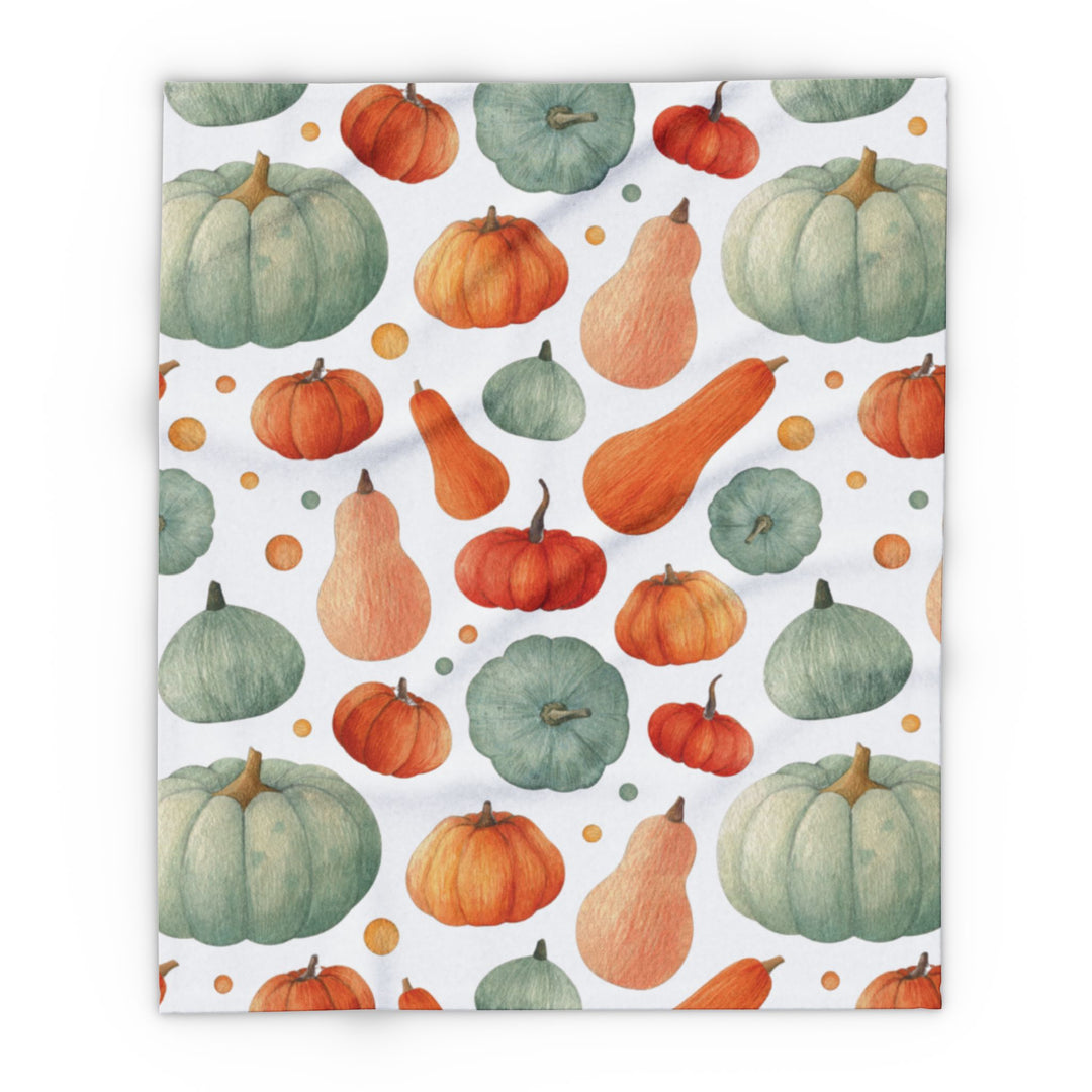 Harvest Pumpkins Fleece Blanket