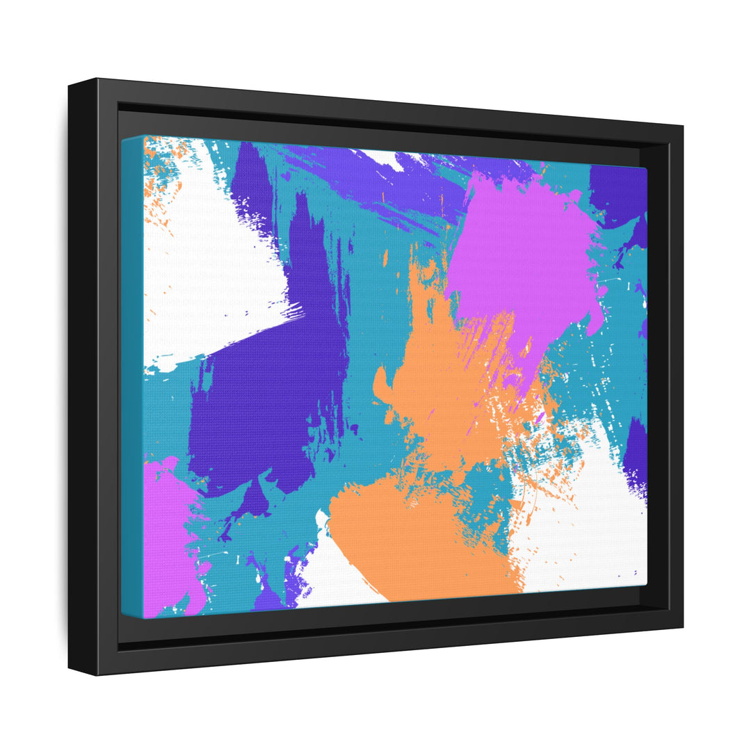 Brushstrokes Harmony Framed Canvas