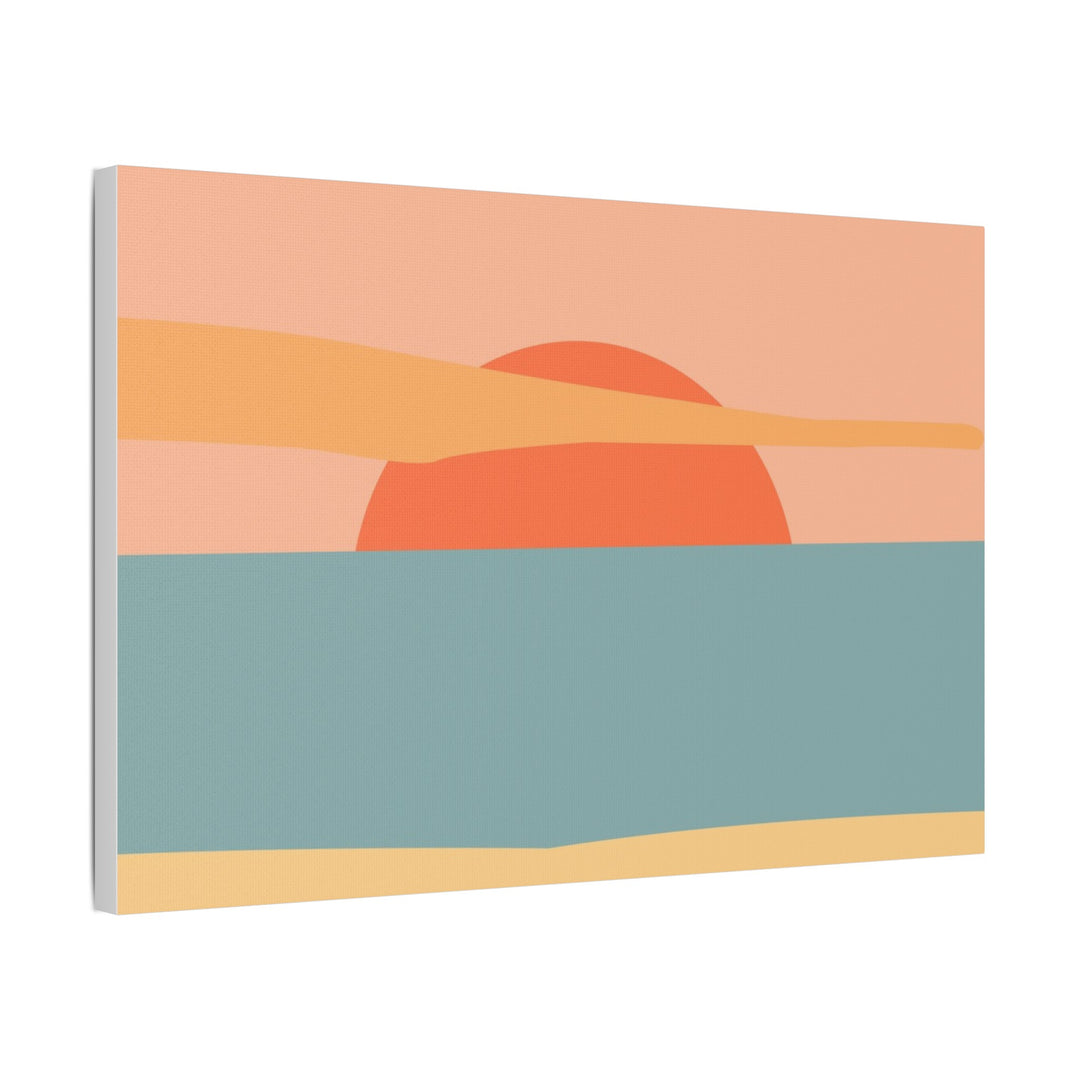 Sunset Serenity Satin Canvas