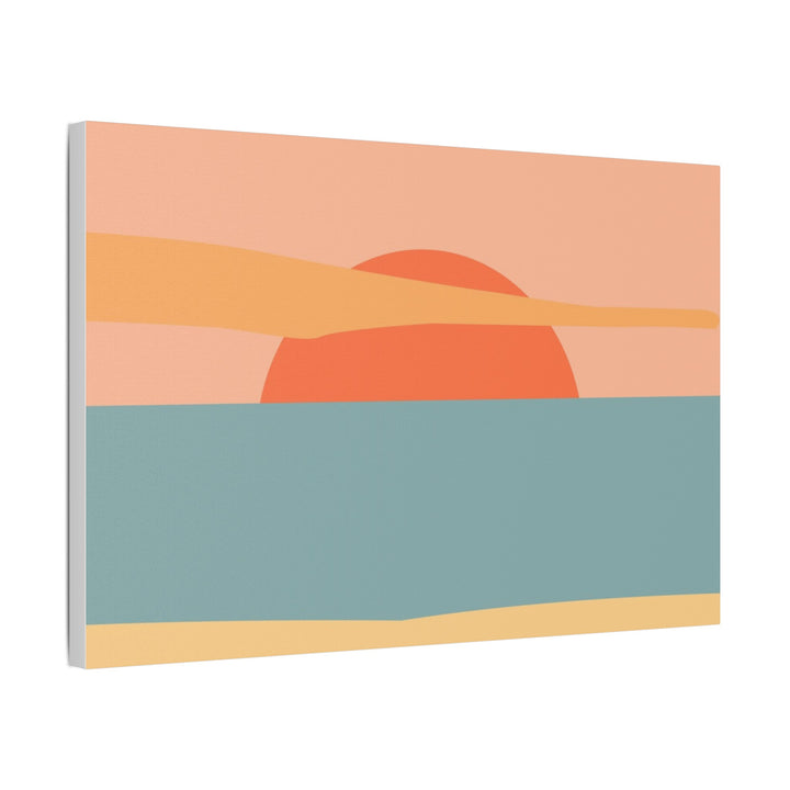 Sunset Serenity Satin Canvas