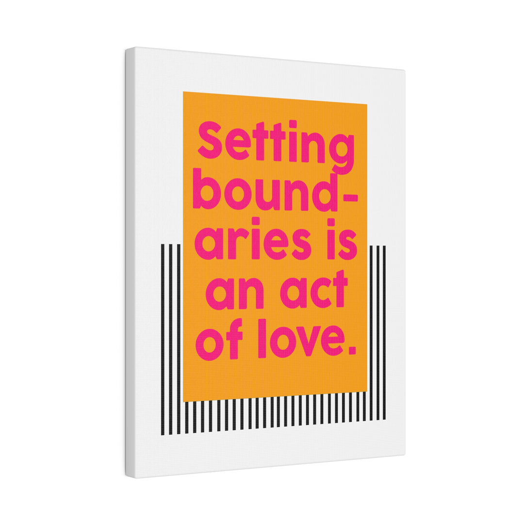 Boundaries of Love Canvas Print