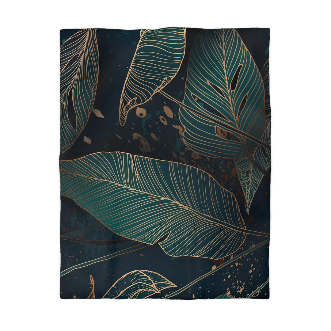 Tropical Foliage - Microfiber Duvet Cover