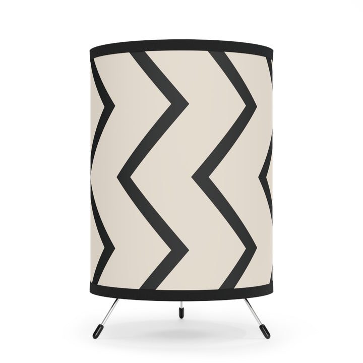 Chevron Chic Tripod Lamp