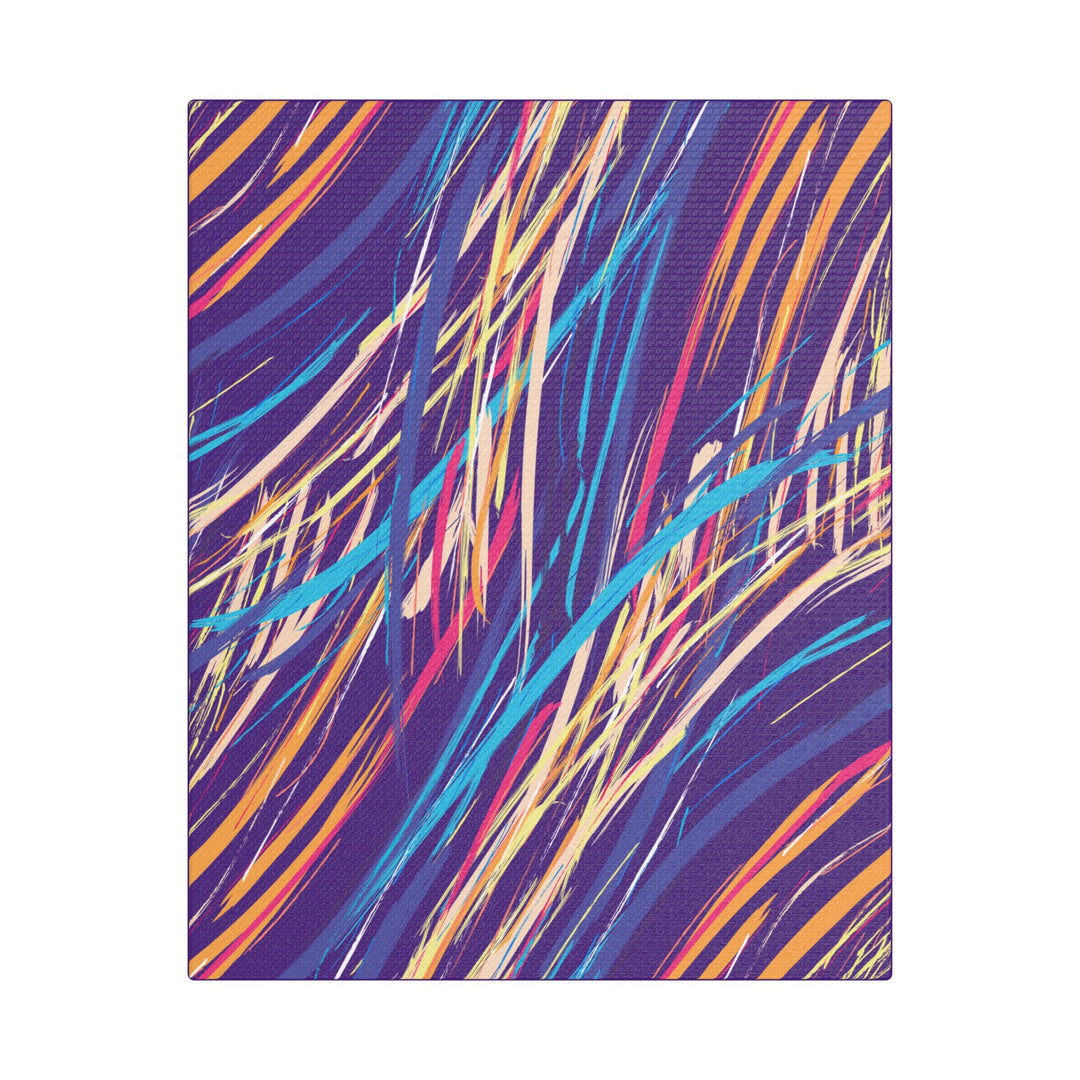 Neon Streaks Satin Canvas