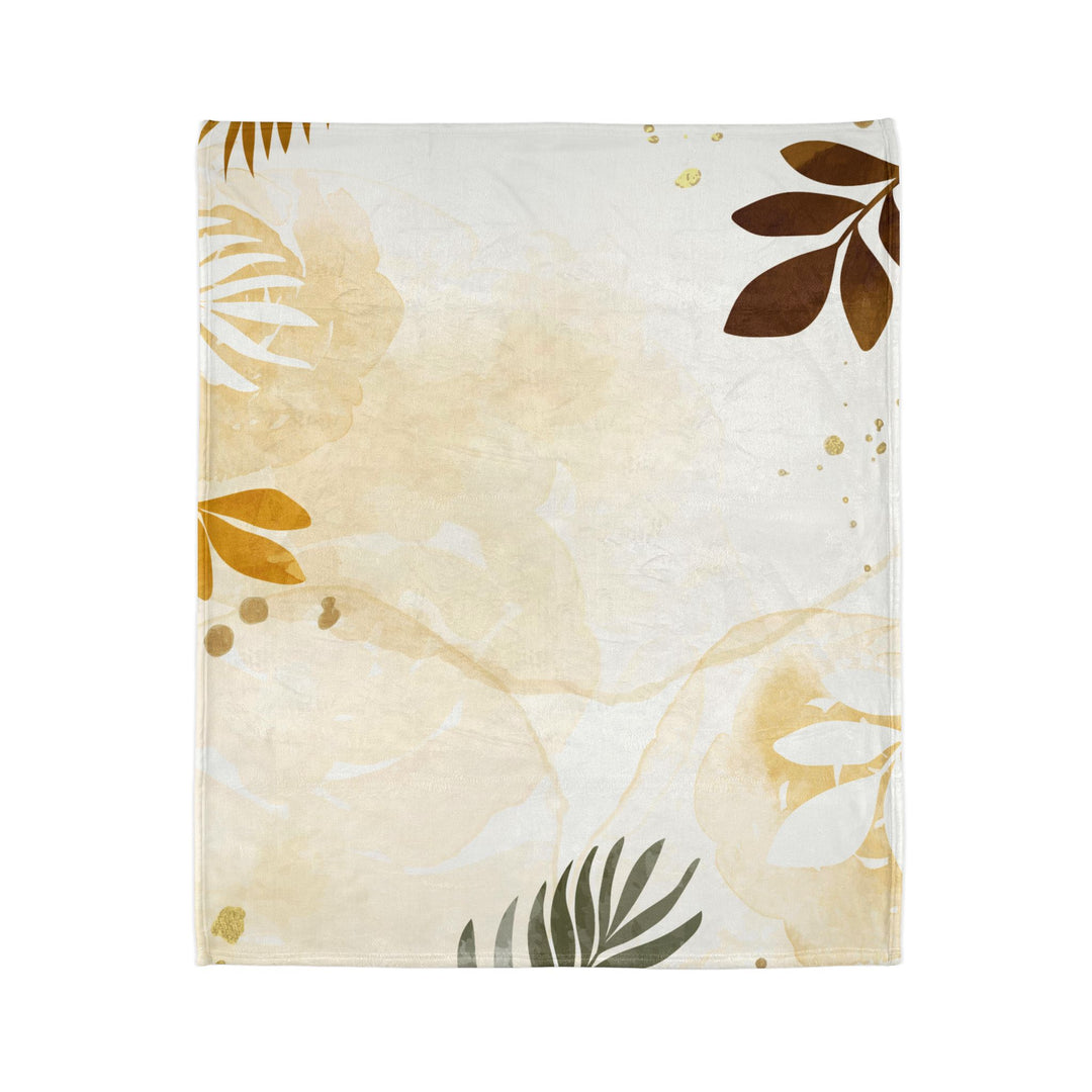 Golden Palm Minky Blanket