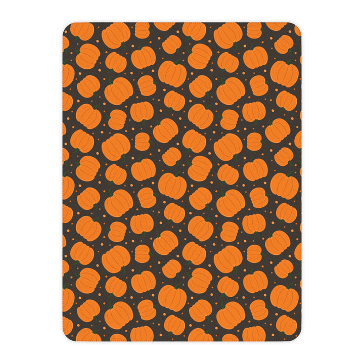 Pumpkin Harvest Sherpa Blanket