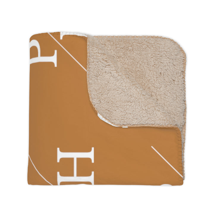 Elegant Tan Sherpa Blanket