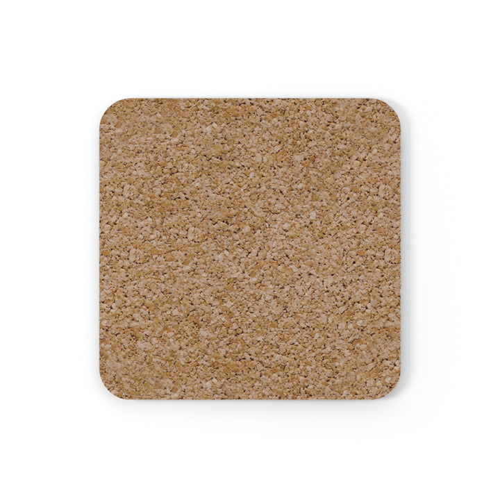 Cork Back Coaster - Green