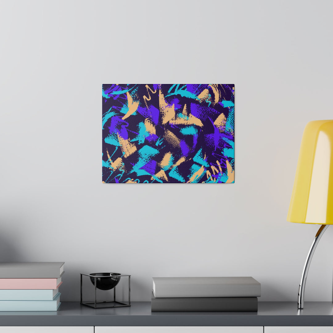 Color Burst Matte Canvas