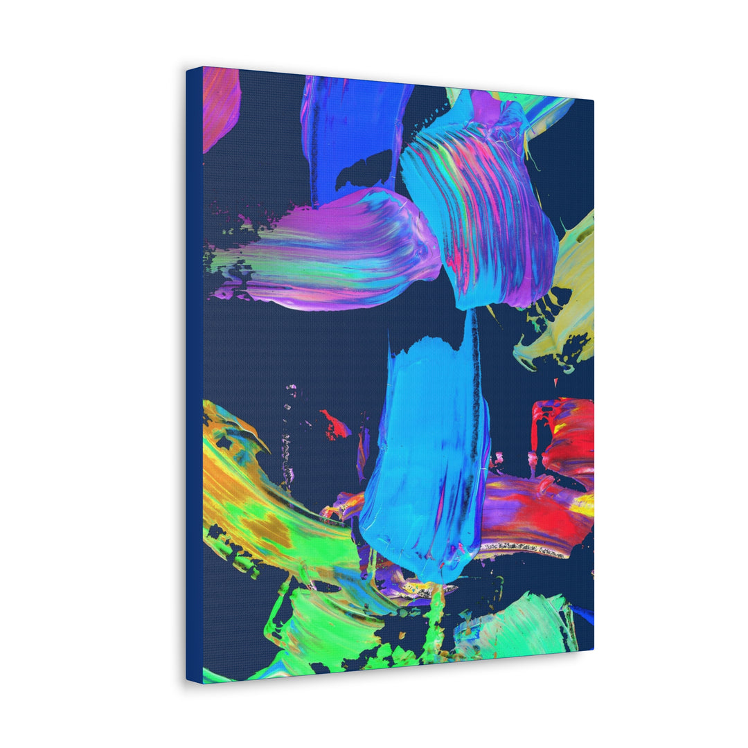 Vivid Brushstrokes Gallery Canvas