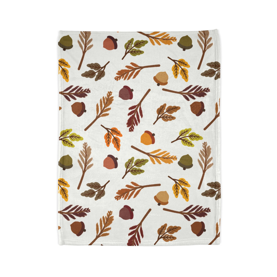 Falling Leaves Minky Blanket