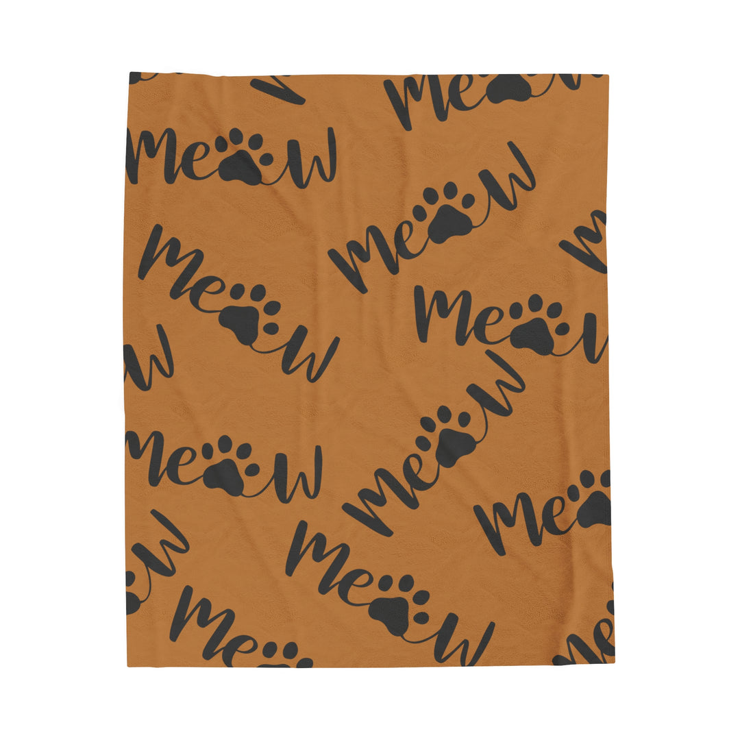 "Meow" Cat Lover's Blanket