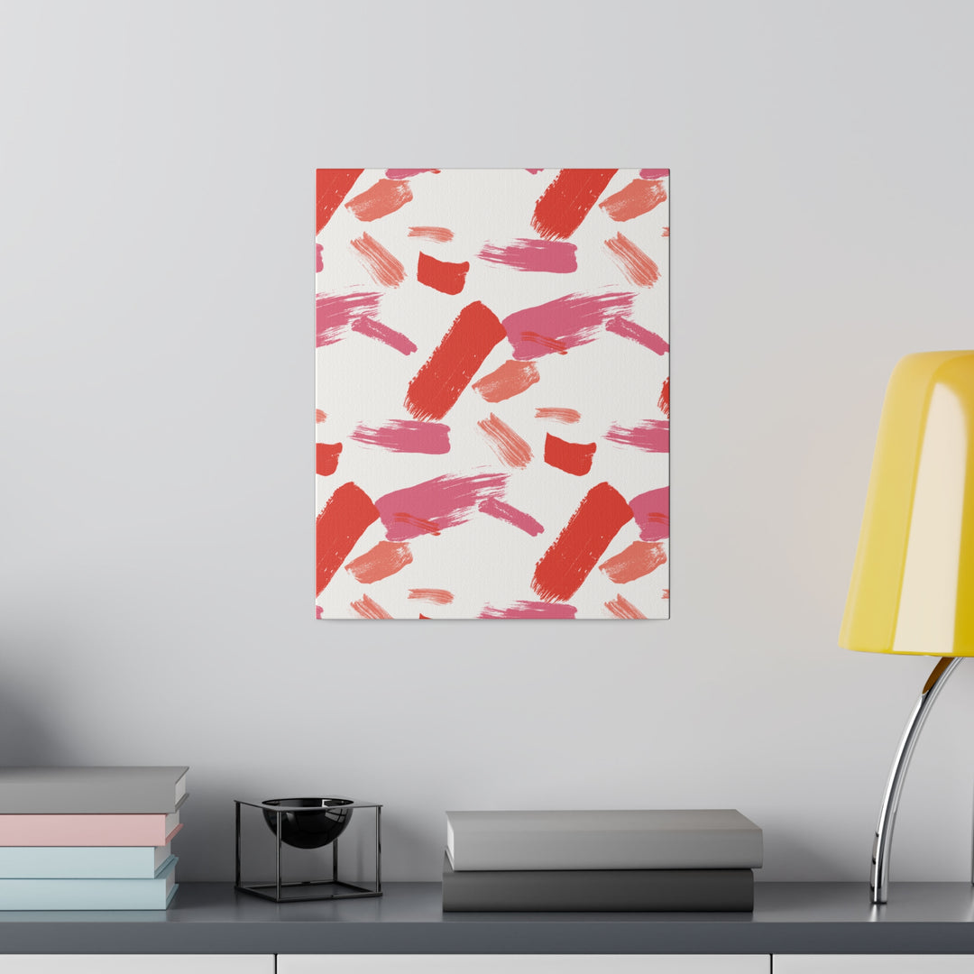 Abstract Expressionism Satin Canvas