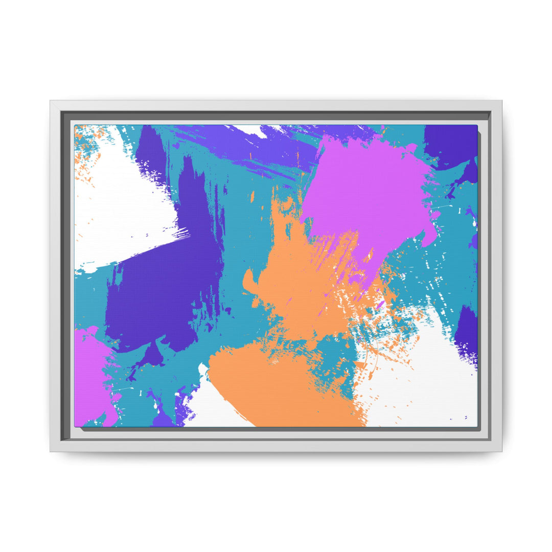 Brushstrokes Harmony Framed Canvas