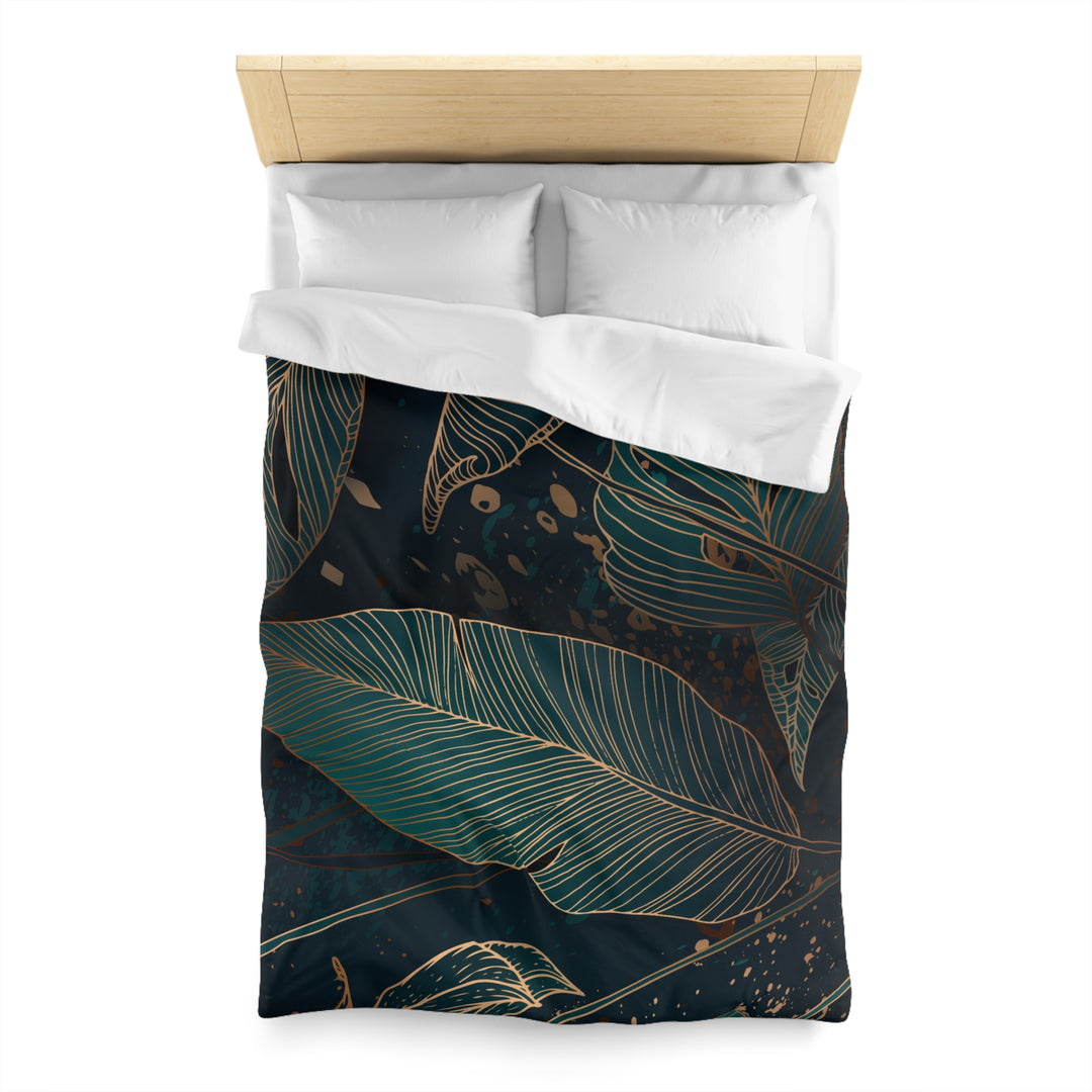 Tropical Foliage - Microfiber Duvet Cover