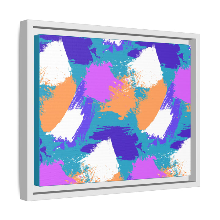 Brushstrokes Harmony Framed Canvas