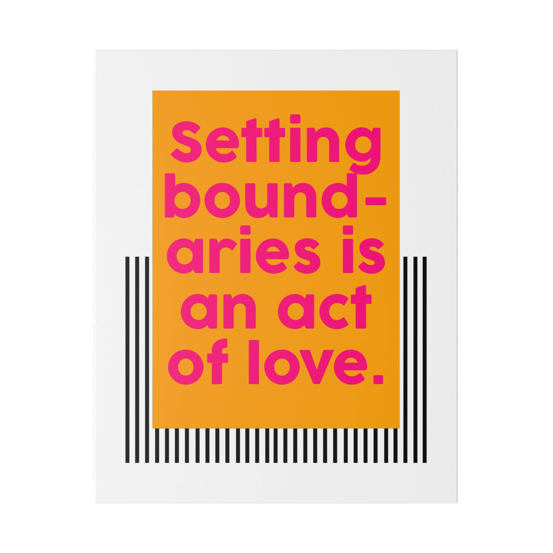 Boundaries of Love Canvas Print