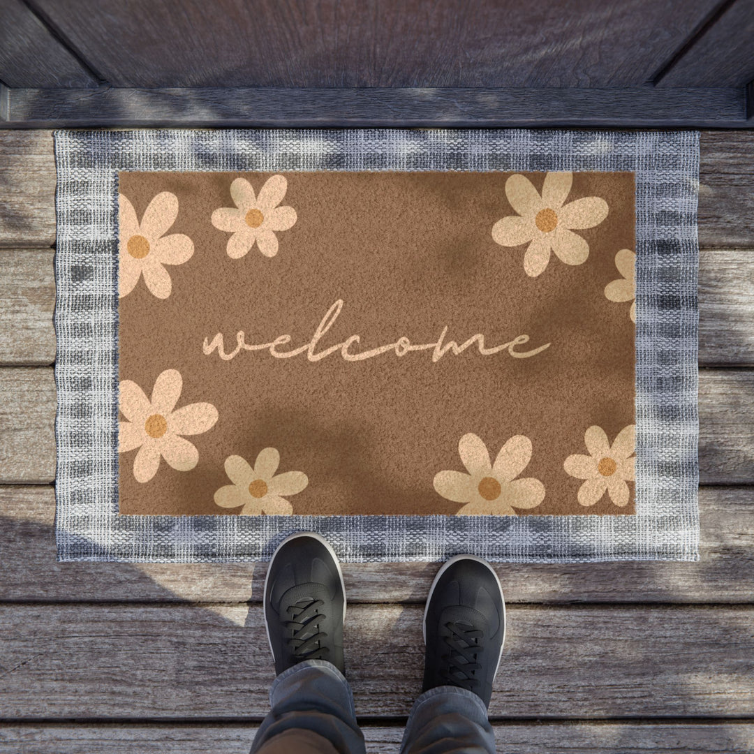 Daisy Welcome Doormat