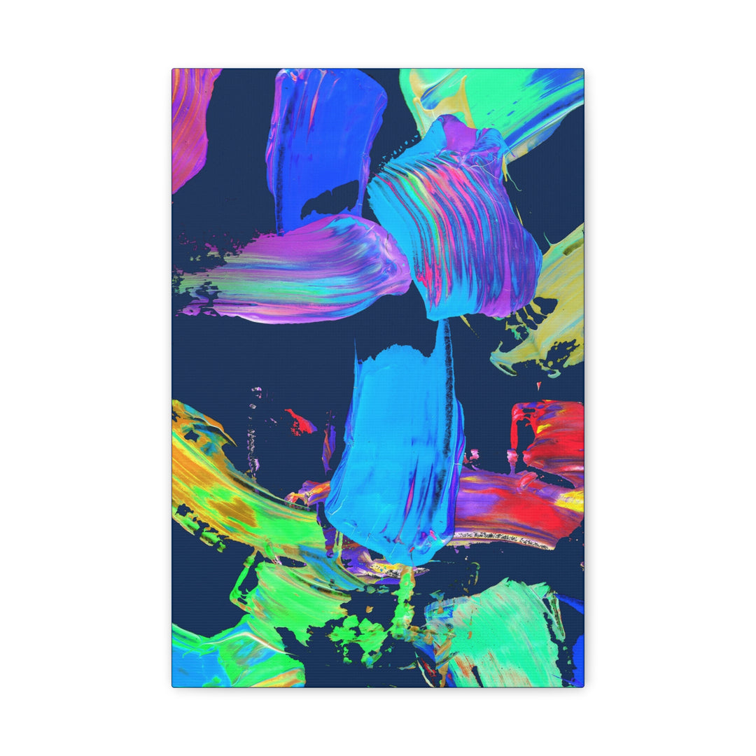 Vivid Brushstrokes Gallery Canvas