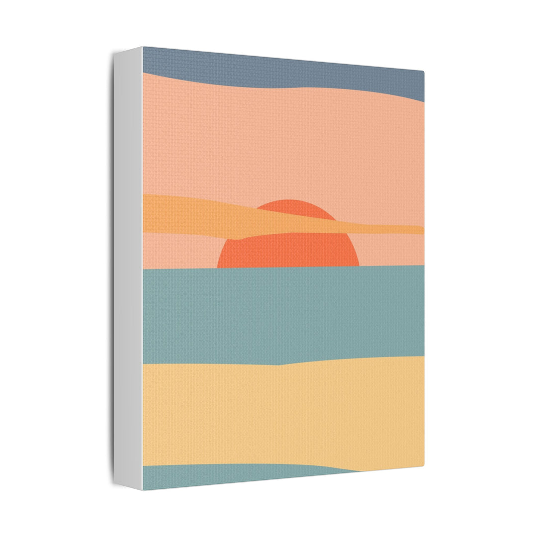 Sunset Serenity Satin Canvas