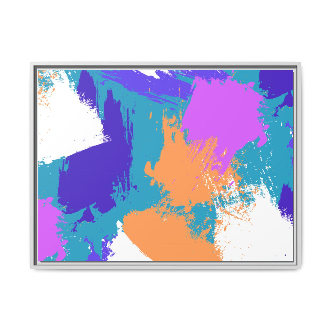 Brushstrokes Harmony Framed Canvas