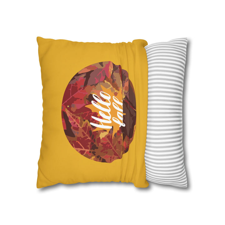 Hello Fall Leaves Pillowcase