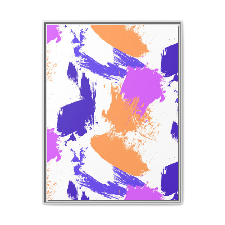 Brushstrokes Harmony Framed Canvas