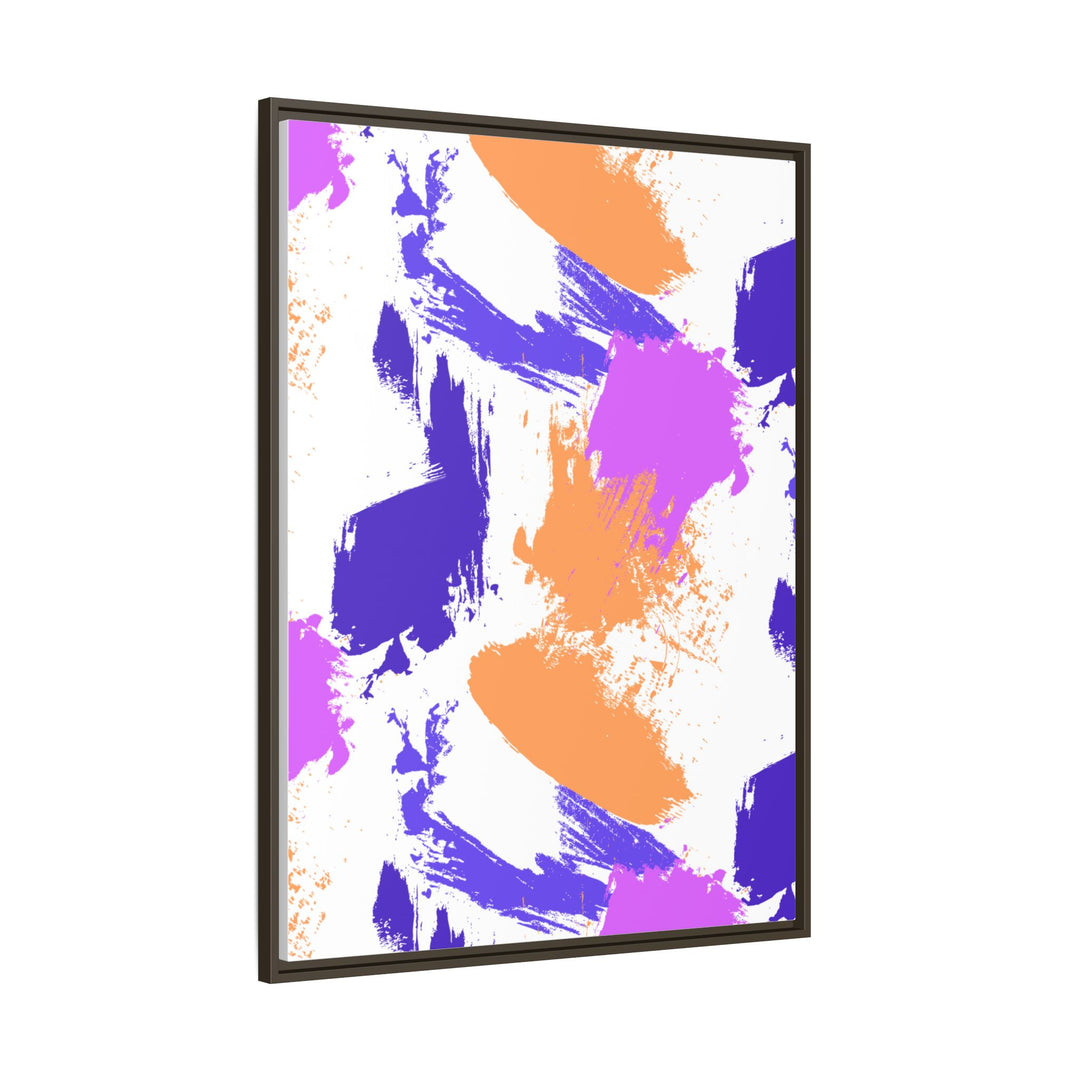 Brushstrokes Harmony Framed Canvas