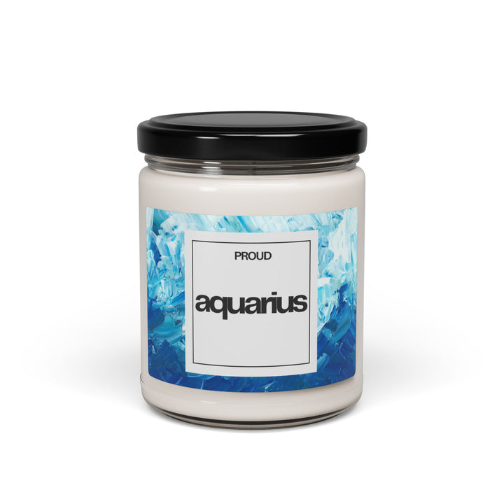 Zodiac Candle - Proud Aquarius