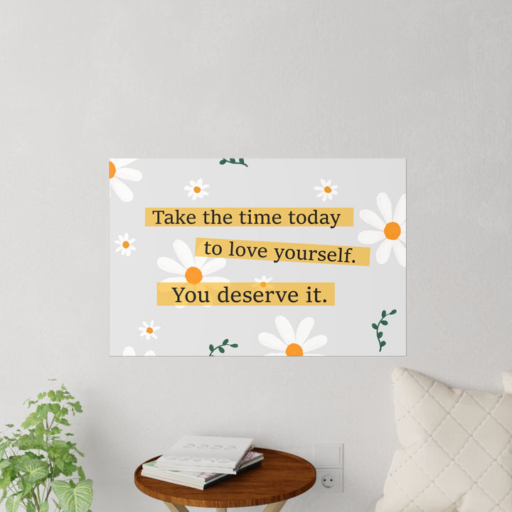 "Love Yourself" Wall Decal