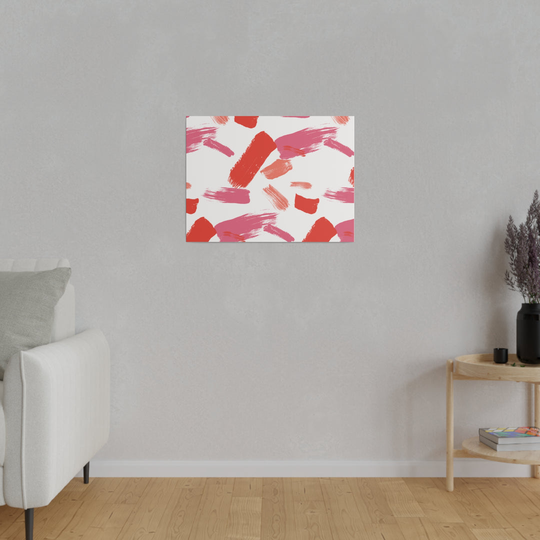 Abstract Expressionism Satin Canvas