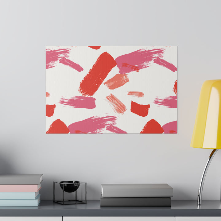 Abstract Expressionism Satin Canvas