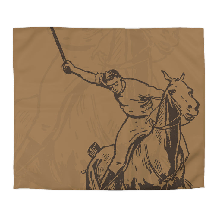 Polo Player - Microfiber Duvet Cover