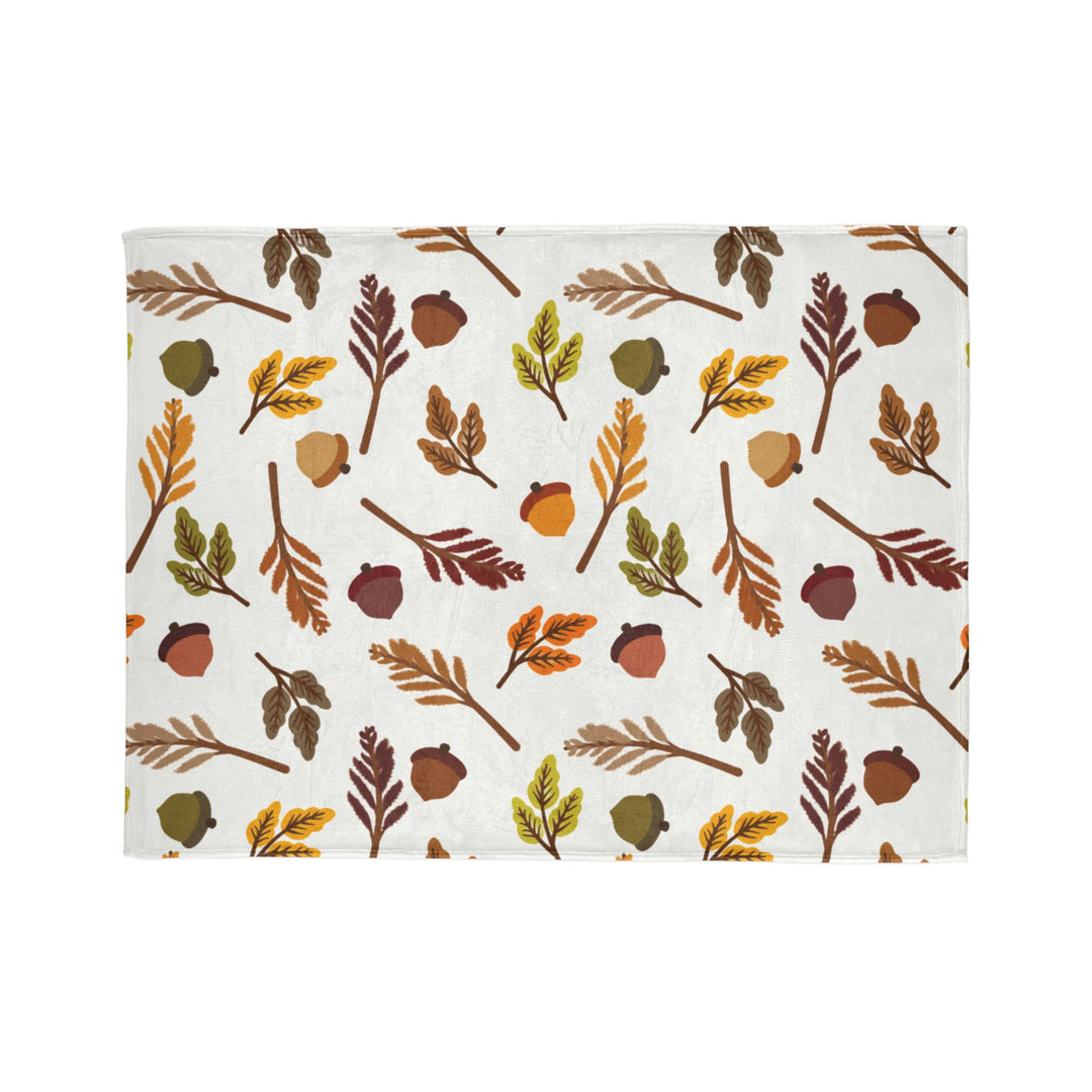 Falling Leaves Minky Blanket