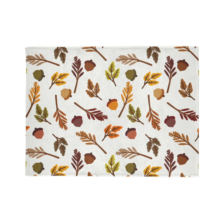 Falling Leaves Minky Blanket