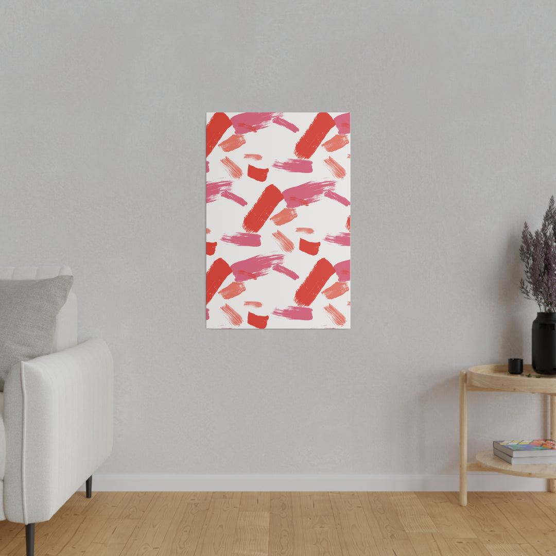 Abstract Expressionism Satin Canvas