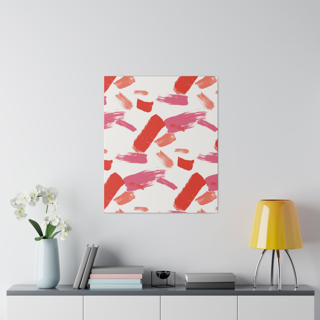 Abstract Expressionism Satin Canvas