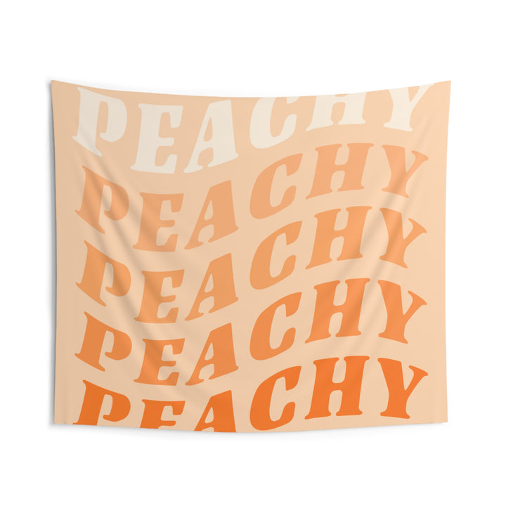 "Peachy" Indoor Wall Tapestry