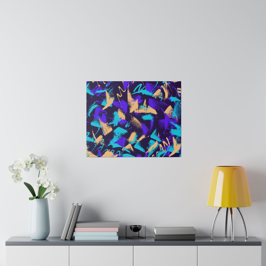 Color Burst Matte Canvas