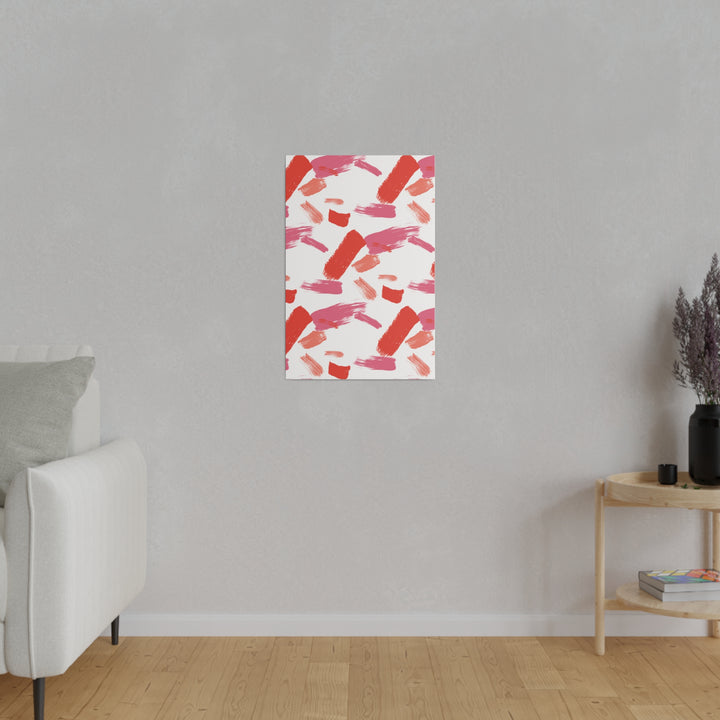 Abstract Expressionism Satin Canvas