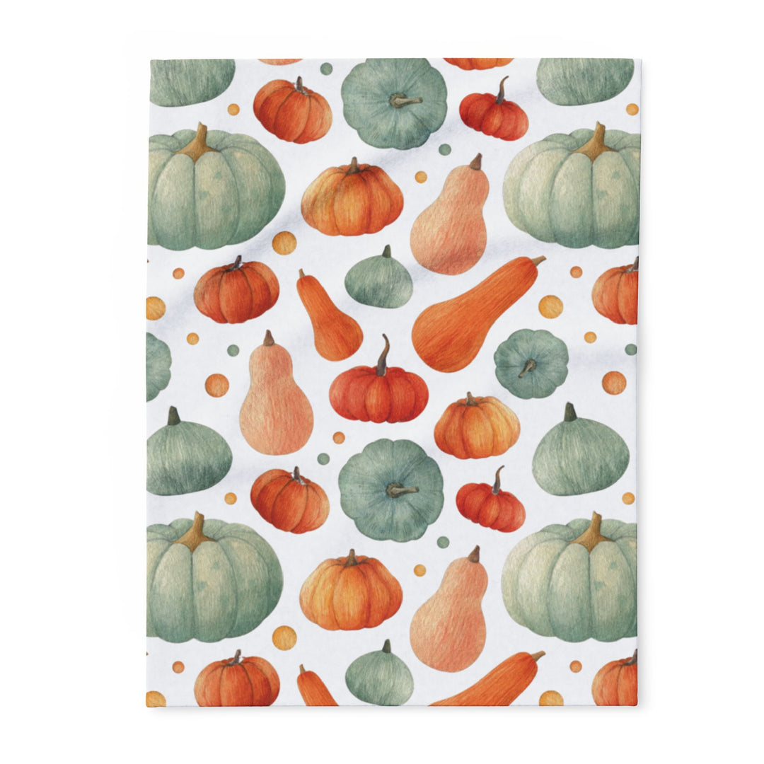 Harvest Pumpkins Fleece Blanket