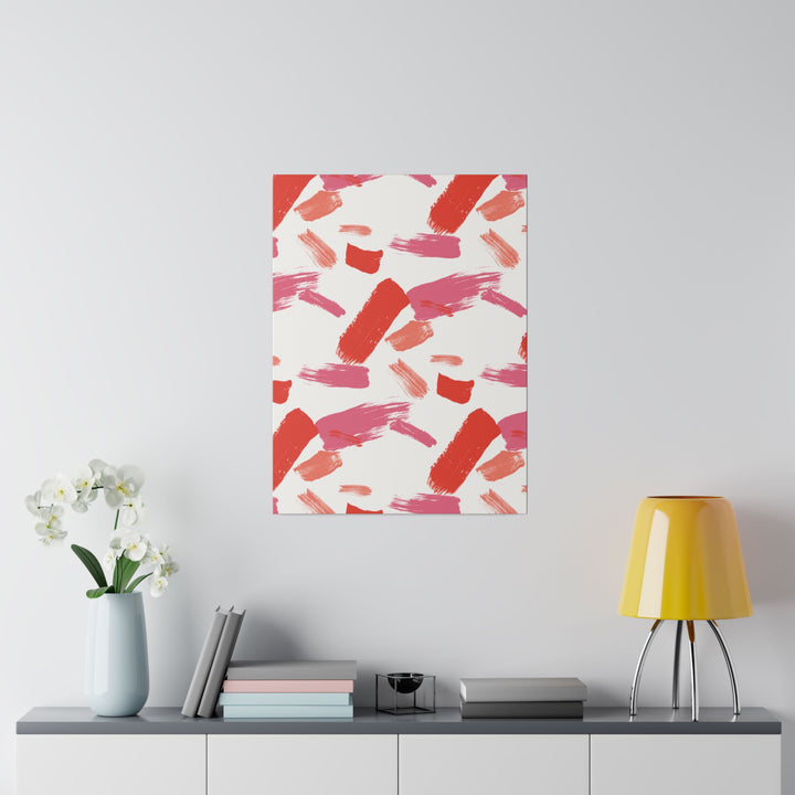 Abstract Expressionism Satin Canvas