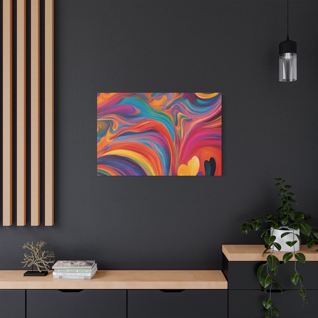 Bold Strokes Abstract Canvas