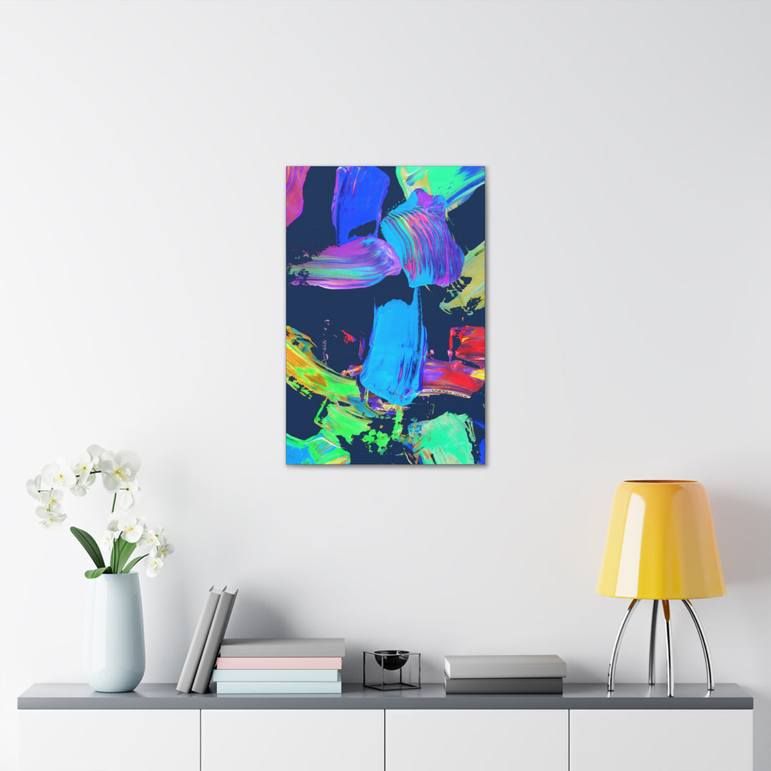 Vivid Brushstrokes Gallery Canvas