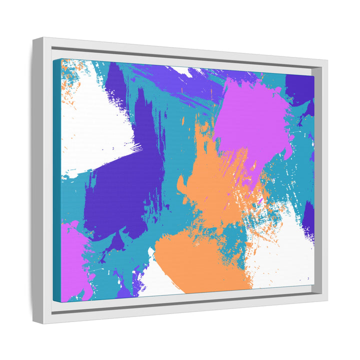 Brushstrokes Harmony Framed Canvas