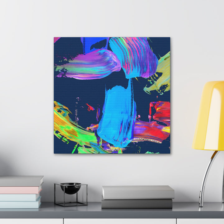 Vivid Brushstrokes Gallery Canvas