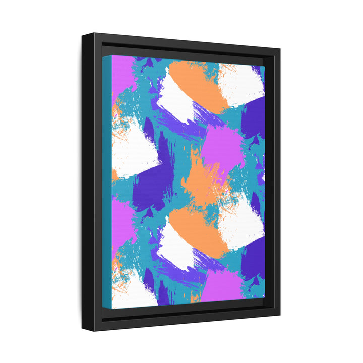 Brushstrokes Harmony Framed Canvas